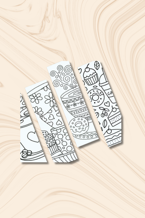 Coloring Bookmarks (4 pcs)